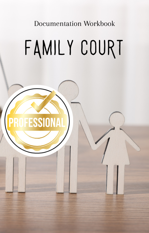 Family Court Documentation Workbook for Professionals - Unlimited