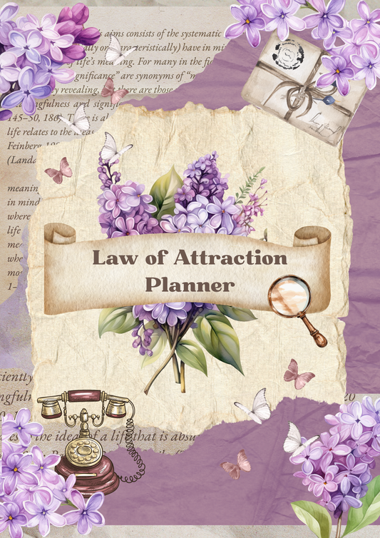 Blooming Lilies Law of Attraction Planner